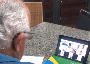 Júlio César promove videoconferência com o presidente do BNB, Romildo Rolim